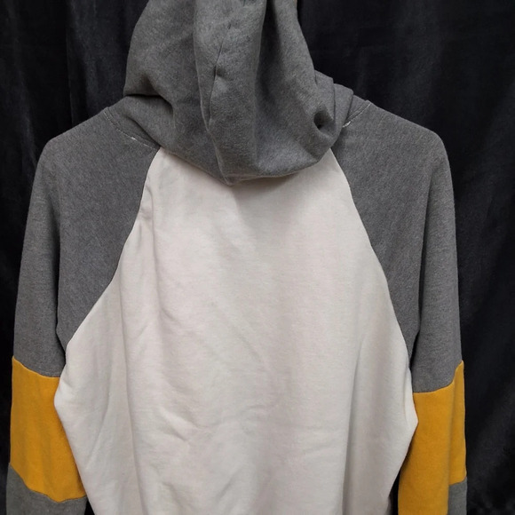 Full Tilt Gray and Yellow Crew Neck Sweater - Picture 8 of 10